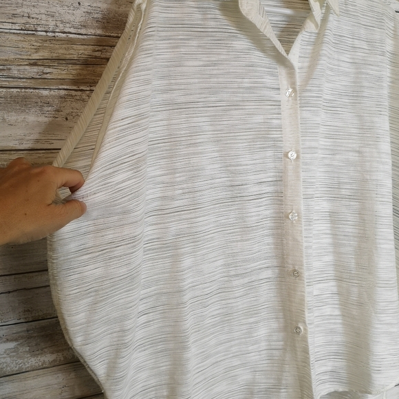 Adam Lippe blouse oversized poncho - Picture 7 of 8